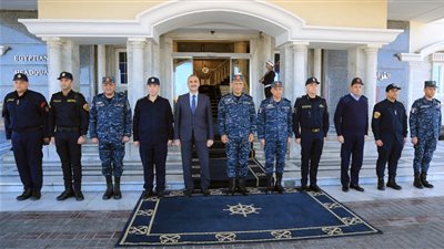 صور| القوات البحرية تستقبل وفدًا من الحماية المدنية بوزارة الداخلية