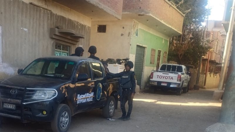 انتشار الأمن في قرية