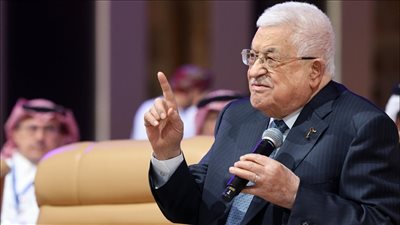 الرئيس الفلسطيني: نرفض التهجير ونتمسك بحل الدولتين