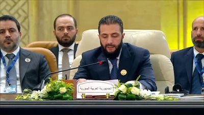 أحمد الشرع: تهجير الفلسطينيين تهديد للأمة العربية برمتها