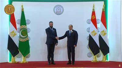 القمة العربية اللقاء الأول الذي يجمع الرئيس السيسي وأحمد الشرع 