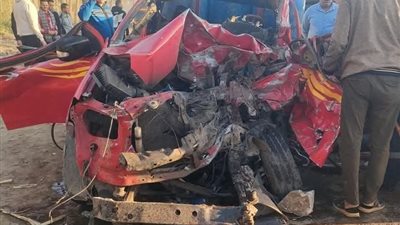 مأساة على طريق المريوطية.. مصرع شخصين وإصابة 23 في حادث تصادم مروع