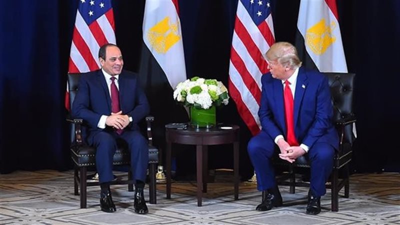 الرئيسان السيسي وترامب