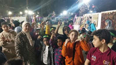 تواصل ورش الأطفال الفنية في ليالي رمضان الثقافية