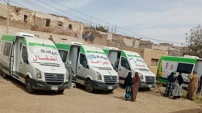 شمال سيناء: الكشف على 206 مواطنين خلال قافلة طبية بمركز الحسنة 