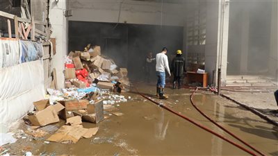 السيطرة على حريق بأحد المخازن في رمسيس 