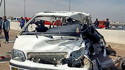 «قطعة خردة على الأسفلت».. مشاهد مروعة من حادث بشاير الخير بالإسكندرية