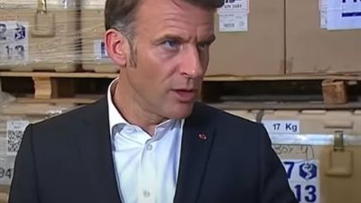 ماكرون يؤكد أهمية الحل السياسي للأوضاع في غزة ويشيد بجهود مصر الإنسانية