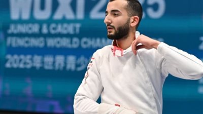 محمود السيد يتوج بذهبية سيف المبارزة في بطولة العالم للناشئين بالصين