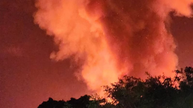 حريق هائل يلتهم 