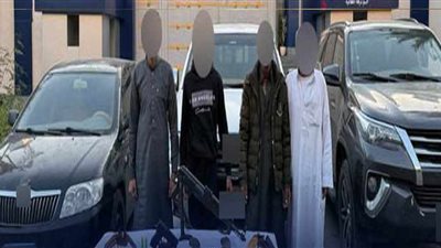 ضبط تشكيل عصابي لفرض الإتاوات تحت تهديد السلاح بالقطامية