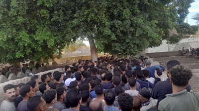 بالدموع والحزن.. أهالي سوهاج يودعون سعد محمد لاعب الزمالك 