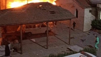 الاحتلال الإسرائيلي يقصف مستشفى المعمداني في غزة