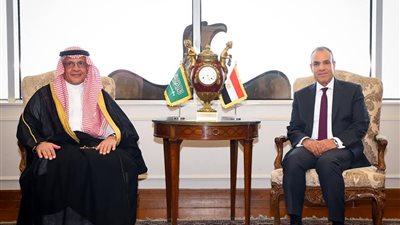 وزير الخارجية يبحث تعزيز التعاون الاقتصادي مع السعودية