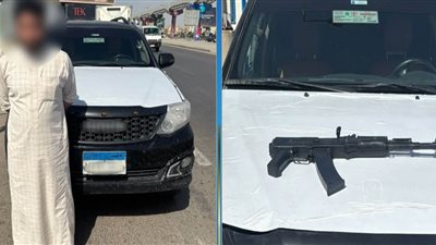 القبض على مقاول هدد صيدلي وزوجته ببندقية بلاستيك في الجيزة