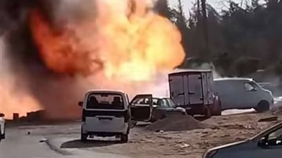 الصحة تعلن حصيلة ضحايا حريق خط الغاز بمدينة 6 أكتوبر