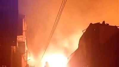 دون إصابات بشرية.. الحماية المدنية تسيطر على حريق كنيسة مار جرجس بقنا