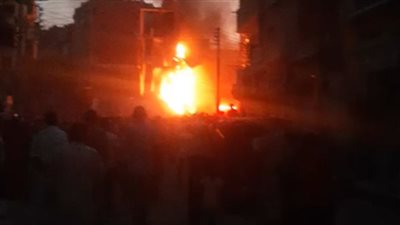 السيطرة على حريق بمحطة وقود ببني مزار المنيا