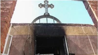 التحريات تكشف السبب الرئيسي لـ نشوب حريق في كنيسة مارجرجس بقنا