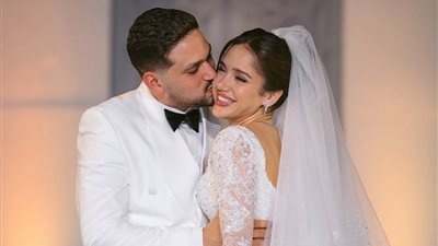 حفل زفاف أسطوري لـ رنا رئيس وزوجها بحضور نجوم الفن