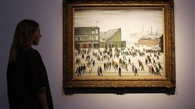 بيع لوحة نادرة للورنس ستيفن لوري بنحو 800 ألف جنيه إسترليني في مزاد علني