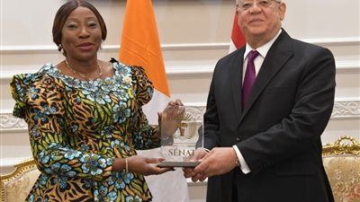 رئيس النواب يستقبل رئيسة مجلس الشيوخ الإيفواري ويشيد بالعلاقات التاريخية