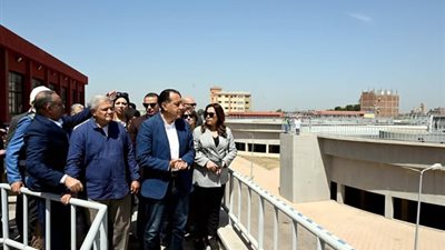 رئيس الوزراء يتفقد محطة المياه المرشحة الملاحية الجديدة بطنطا