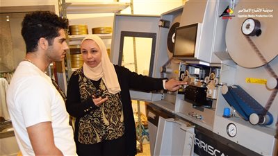 تفاصيل زيارة النجم المصري العالمي مينا مسعود لمدينة الإنتاج الإعلامي