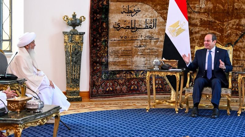 الرئيس السيسي والسلطان