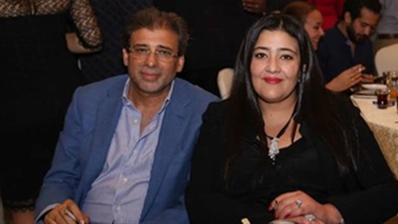 خالد يوسف وزوجته