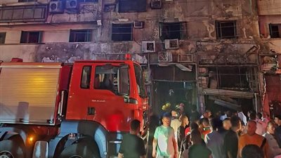 الحماية المدنية تسيطر على حريق مطعم شهير في مصر الجديدة