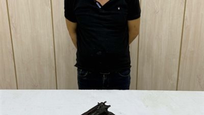 ضبط هارب من حكم بالمؤبد في المعصرة وبحوزته سلاح ناري