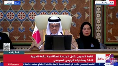 وزير خارجية البحرين: نتمسك بحل الدولتين وندعم إعادة إعمار غزة