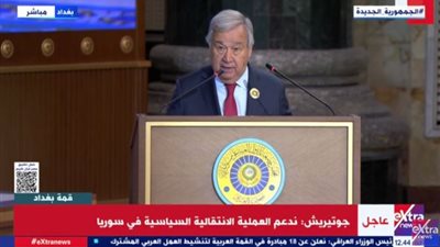 جوتيريش: لا بديل عن حل الدولتين لتحقيق السلام