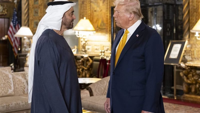 ترامب وبن زايد