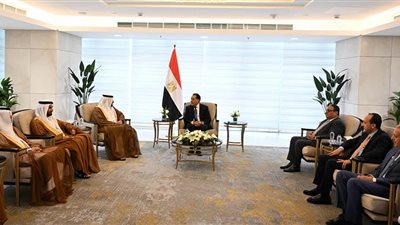 مدبولي يبحث مع ولي عهد الفجيرة فرص الاستثمار وتوسيع التعاون المشترك