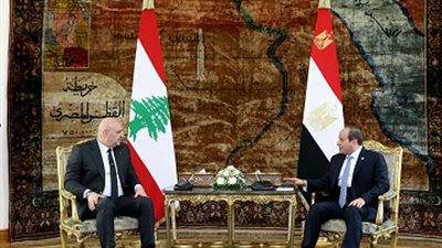 الرئيس السيسي: العلاقات المصرية اللبنانية ممتدة منذ أيام الفراعنة 