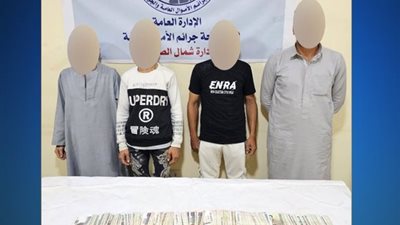 ضبط  تشكيل عصابى يقوم بالاستيلاء على بيانات بطاقات الدفع الإلكترونى للمواطنين