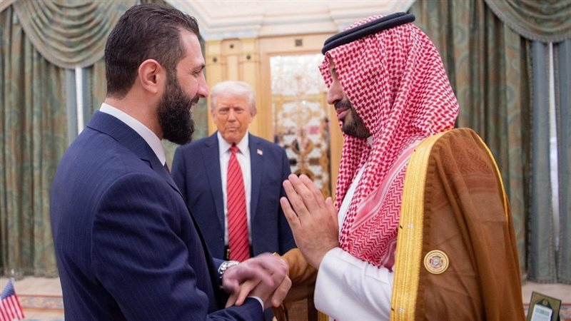 لقاء أحمد الشرع بالرئيس