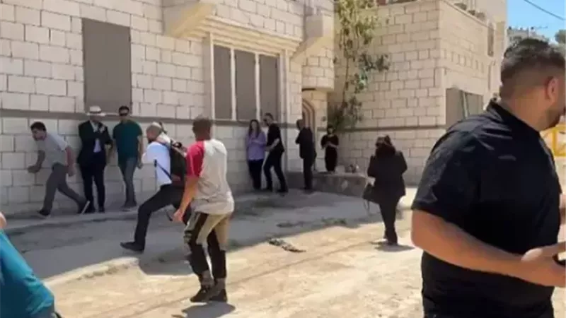 جانب من الاعتداء