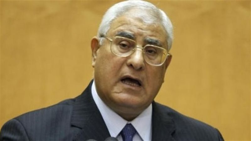 المستشار عدلي منصور