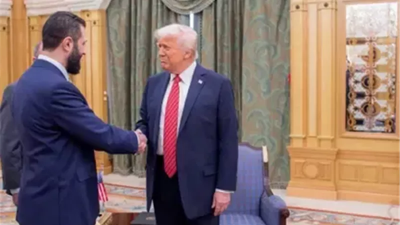 ترامب وأحمد الشرع