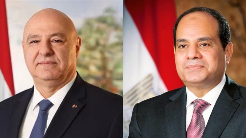 السيسي ونظيره اللبناني