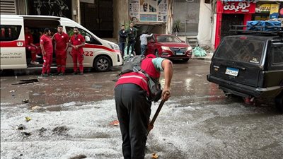 نتائج المسح الميداني لأمطار الإسكندرية: تلفيات بالجراجات والشرفات وسقوط لوحات إعلانية