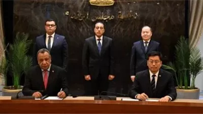 مدبولي يشهد توقيع بروتوكول تأسيس تحالف مشترك بين المقاولون العرب وشركة صينية