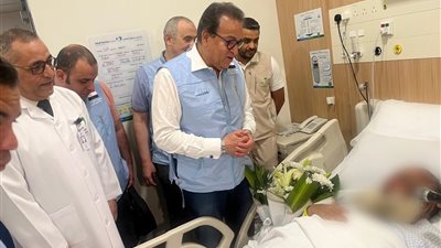 وزير الصحة يتفقد الحالة الصحية للحجاج المصريين في مستشفيات المدينة المنورة