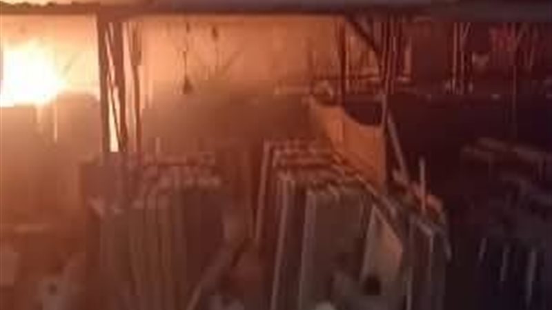حريق سوق السيراميك