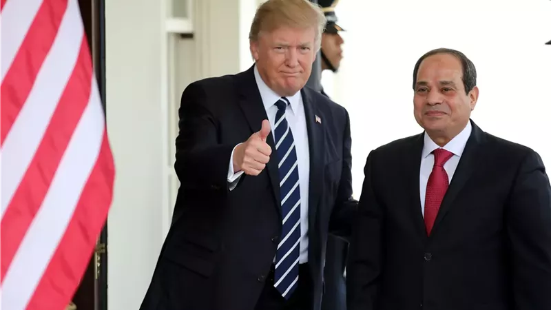 لقاء سابق بين السيسي