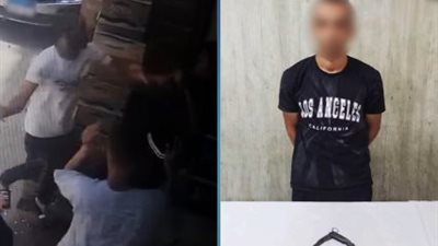 ضبط شخص يمارس البلطجة على طلاب إحدى المدارس بالجيزة 