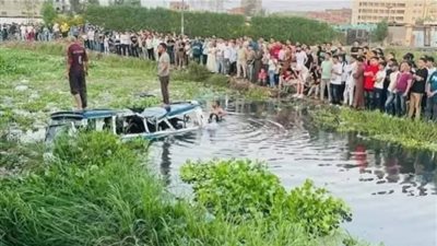 9 ضحايا في انقلاب ميكروباص بالدقهلية.. ونجاة سيدة بأعجوبة (صور)